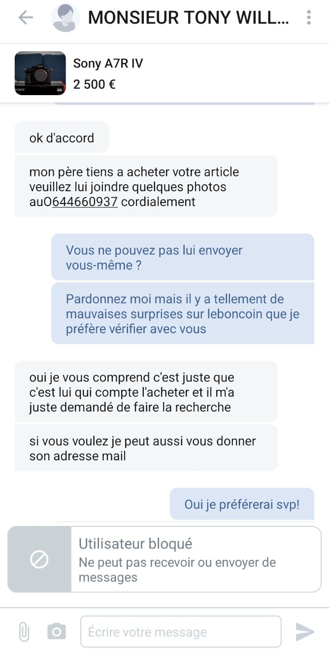 gahery.paul30@gmail.com Arnaque leboncoin